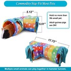 Guinea Pig Tunnel-guinea Pig Hideout collapsible 3 Way Hamster Play Tubes Wit   