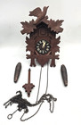 Black Forest Cuckoo Clock  Mechanical Germany Birds  read     