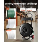 Uimoso Strapping Cart For Pet pp Polyester Straps With 8-inch Core