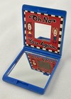 2 Grrrls 1999 Square Blue Plastic Compact W  Saying  compact Greetings   On Lid