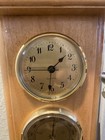 Weather Station  Thermometer  Barometer  Hygrometer   Clock Wood Frame