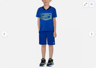 Skechers Boys 3 Piece Soccer Sport Set blue   Black 3t nwt