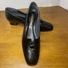 Vintage California Magdesian   s Made In Usa Black Cordovan Leather Shoes Sz 9w