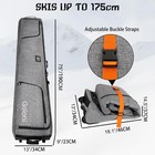 Ski Bag With Wheels padded Snowboard Bag For Air Travel 600d Waterproof