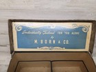 M  Born   Co Chicago Finest Fabrics Salesman Sample Box Tailored Unique Rare