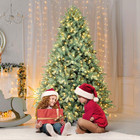 6 Ft Pre-lit Blue Spruce Artificial Christmas Tree With 500 Lights W  Stand
