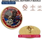 10 20 50 100pcs Enamel 250 Years Of Freedom American Enamel Lapel Pins Bulk  250