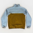 Patagonia Mens Synchilla Fleece 1 4 Snap Pullover Small Light Blue Brown Tan