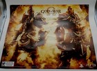 Sony Playstation God Of War Double Sided Display Poster Game Stop New 22x28 