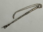 Judaica Handmade Torah Silver Yad Pointer With A Silver Chain