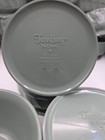 Set Of 4 Vintage Dinex Turnbury  3300 Insulated Pedestal Bowls - Sage Green