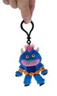 Worlds Smallest My Pet Monster Plush Doll Figure Backpack Clip Orange Cuff