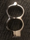 Heavy Snap-lock Handcuffs Polished Secure Shackles 2x Unique Keys 6 5    Wrist