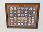      1996 Atlanta Olympics Usa Team Pin Set Framed Commemorative Vintage Free Ship