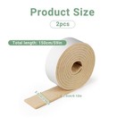 2 Rolls Felt Strips With Adhesive Backing  60 X 1 Inch Felt Tape Roll Anti
