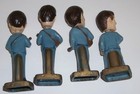 Vintage Small Realistic Face Beatles Cake Topper Wobble Heads