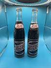 Vintage Pepsi-cola 10oz Glass Bottles Full W  Caps     Sparkling Pepsi