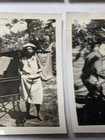 Set Of 4x Antique Camping Photographs Man Woman Cooking Nature