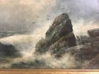 Painting Henry Duessel Seascape Late 19th Century  ah1046 