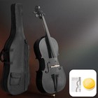 Professional Cello 3 4 Full Size Basswood Set With Bag bow rosin bridge