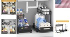 Under Sink Storage Organizer Two Tier Metal Pull Out Shelf Cabinet Rack Black   