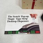 Vintage 3m Scotch Pop-up Magic Tape Strip Desktop Dispenser 1999 Gift Boxed