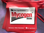 Vintage Mycogen Seeds Company Flag Banner Dow Agrosciences Advertising