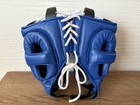 Winning Boxing Head Gear Fg-2900 L Size Blue Face Guard Type Made In Japan Used