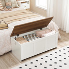 Storage Bench  39 3  Retro Wooden Storage Chest  Wooden Storage Trunk  Toy Chest