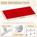 Red Carpet Runner Wedding Aisle Rug Velvet Party Event Decor 4 X 15 Ft