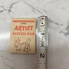 Vintage Cracker Jack Co Little Artist Sketch Pad Miniature Book Collectable