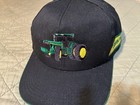 John Deere Tractor Adult Size Adjustable Black Cap