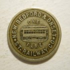 New Bedford   Onset Street Railway Co   massachusetts  Transit Token - Ma550b