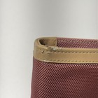Vintage Franklin Covey Compact Planner Binder Mauve Canvas Tan Trim 6-ring  read
