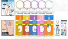 5-pack Reusable Cruise Luggage Tags With Zip Seal Closure - Easy Identification