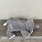 Ty Pluffies Winks Elephant  19    Large Tylux Plush 2004 Gray Stuffed Animal Tags