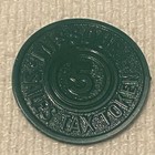 Missouri Plastic Sales Tax Tokens   1 Red  X 2 And 5 Green  Lot Of 3