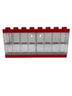 Official Lego Red Mini-figure Display Case Wall Mount 16 Slot