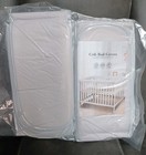 Breathable Baby Breathable Mesh Crib White Liner New In Package Solid End Cribs
