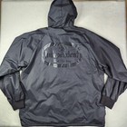 Independent Truck Company Hooded Windbreaker Jacket Full Zip Black Mens Size Xl 
