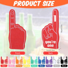 12 Pcs Mini Foam Fingers Sports Fan Foam Finger Hand For Sporting Events Games B