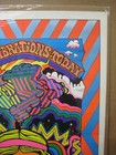 Vintage Black Light Poster Good Vibrations Peace Hippy 1972 Inv 7151