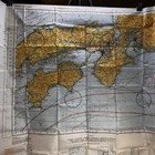 Ww2 1943 Osaka And Tokyo Silk Rayon Pilots Escape Map In Excellent Condition  2