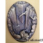 2013 China Shanghai Mint Ancient Life  Jurassic Dinosaurs Brass Medal 50mm