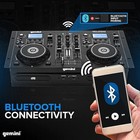 Gemini Sound Cdm-4000bt  All-in-one Dj Cd Player   Mixer Combo With Bluetooth   