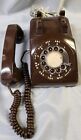 Vintage Itt Chocolate Brown Rotary Modular Desk Phone   Tested   Works Well 
