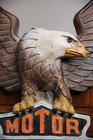 Harley Davidson Motorcycle Eagle Vintage Sign Concrete Logo 3d Display Biker