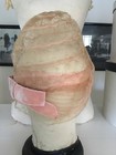 Fantastic 1920 Antique Flapper Cloche Hat Horsehair Coral Pinkvelvet Ribbon 21   
