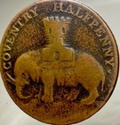 Lady Godiva 1792 Great Britain Elephant Warwickshire Half Penny Conder Token