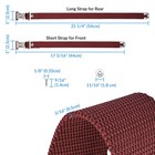 Yescom 4 Pcs Drywall Stilt Straps Adjustable Foot Band Replacement Part Kit